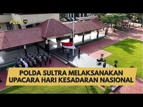 POLDA SULTRA MELAKSANAKAN UPACARA HARI KESADARAN NASIONAL