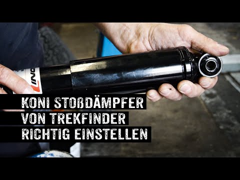 How do I adjust Koni shock absorbers from Trekfinder? [422]