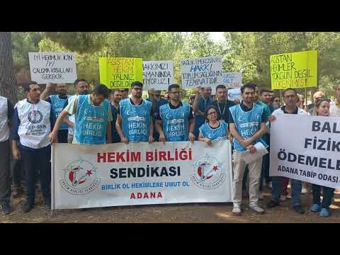 Asistan Hekimler İş Bıraktı. "Kurtuluş Yok Tek Başına, Ya Hep Beraber Ya Hiç Birimiz" Sloganı Atıldı