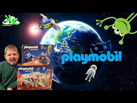 Playmobil Space - Playmobil Sets 9490 Satellite Meteoroid Laser and 9489 Mars Research Vehicle