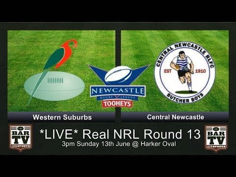 Real NRL Round 13 - 3pm Sunday - West v Central