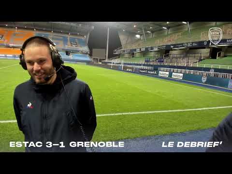 ESTAC 3-1 GRENOBLE / Réaction de l'homme du match Renaud Ripart dans le Débrief' au Café Troyen