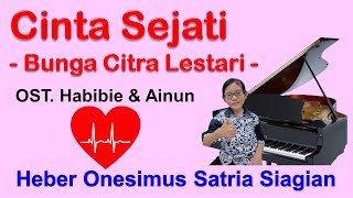 Download lagu Bunga Citra Lestari - Cinta Sejati - OST. Habibie & Ainun (Piano Cover by Heber Onesimus Satria S) mp3