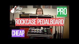Video thumbnail for ROCKCASE RC 23010B CASE, QUALITY PEDALBOARD FOR LITTLE $$$ by Max Carton Guitar