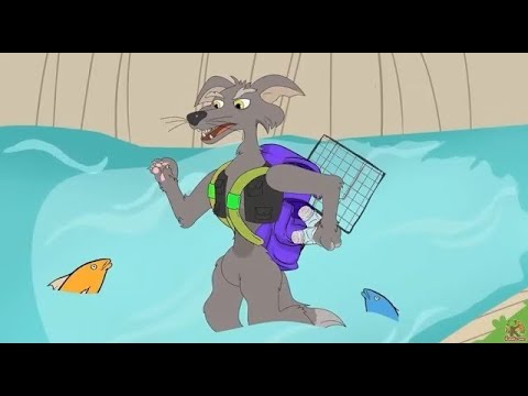 Le Loup Perfide Poursuit Le Poisson 🐟🐟🐟 | Contes & Histoires | KONDOSAN