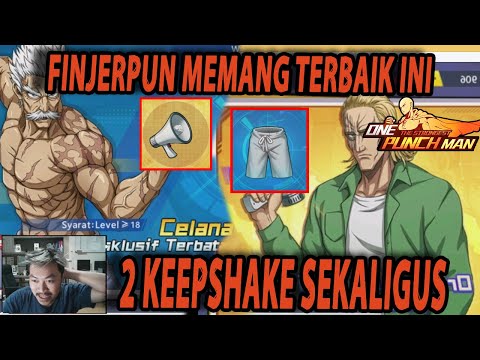 🔥🔥DUA BANNER KEEPSHAKE SSR+ SEKALIGUS!! FINJERPUN MEMANG TERBAIK! -  ONE PUNCH MAN:The Strongest