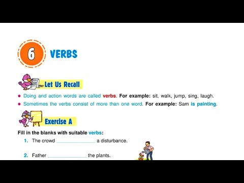 Verbs|Ch-6|Class-5|Grammar Success With Composition