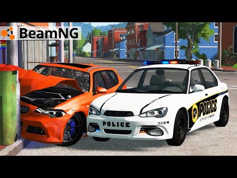 Loss of Control Car Crashes #37 – BeamNG.Drive.