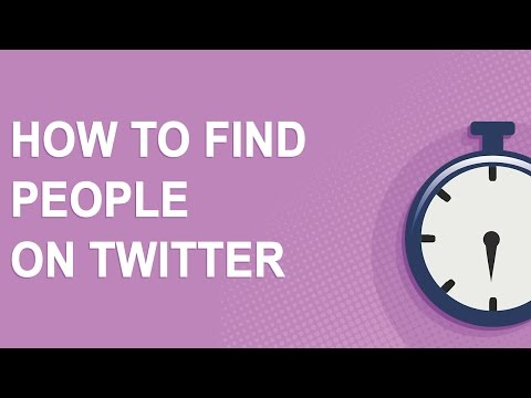 image-How do I find a specific Twitter user?