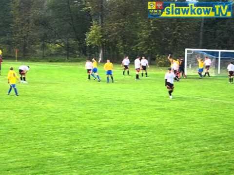 MKS Sławków - Jedność Strzyżowice 5-1 (3-0 Majchrzak)