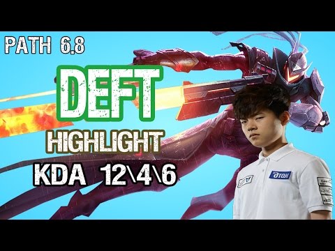 EDG Deft - Lucian vs Ezreal - SSG CoreJJ, KR LOL ,SoloQ ,Highlights (28-4-2016)