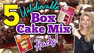 5 Mind-Blowing BOXED CAKE MIX HACKS You MUST TRY!!! | Brilliant DOCTORED-UP BOX CAKE MIX RECIPES