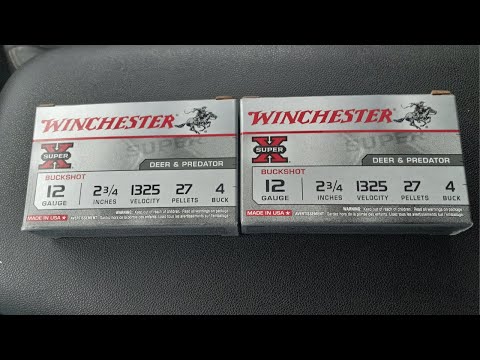 Winchester Super X #4 Buckshot Review #Shotgun  #Buckshot