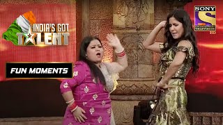 Katrina & Bharti का "Chikni Chameli" पे एक Amusing Dance | India's Got Talent Season 8 | Fun Moments