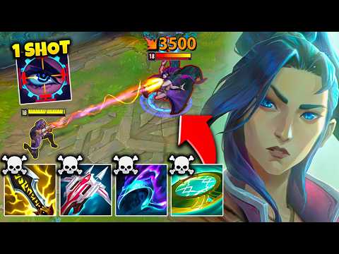 Mathematically correct Caitlyn one shots you with a single ability (PRESS R = INSTA KILL)