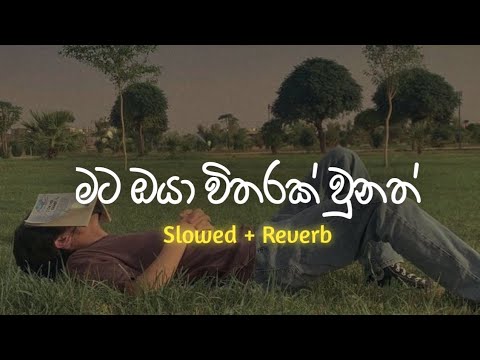 Mata Oya Witharak Unath - මට ඔයා විතරක් වුනත් ( Slowed + Reverb )