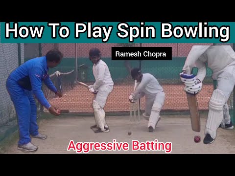 How To Play Spin Bowling Spin Bowling Khelna Seekhen Art Of Playing Spin Bowling