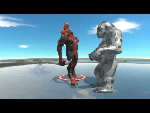 Goro the giant vs Kozarog the Demon | animal revolt battle simulation | arbs test