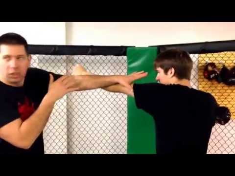 Jab Defense - finger strike to joint lock
