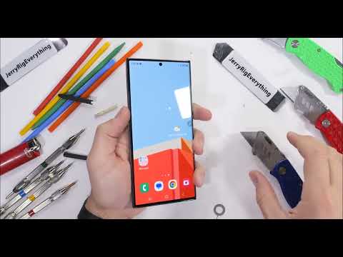 JerryRigEverything! Galaxy S23 Ultra Durability Test close your eyes