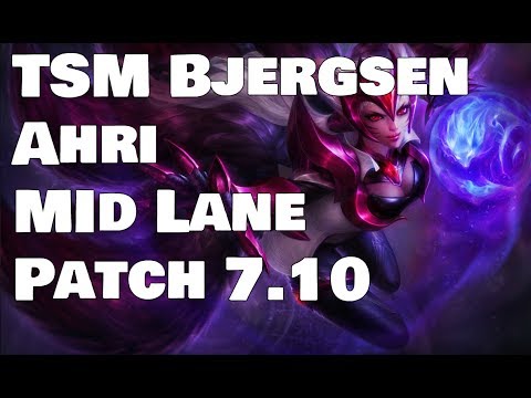 TSM Bjergsen - Ahri vs Karthus Patch 7.10