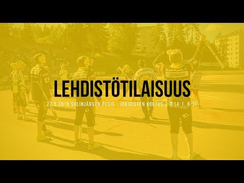 Lehdistötilaisuus: SiiPe - Jokioinen 27.5.2018