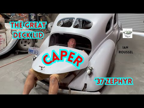 The GREAT '37 Zephyr Deck Lid CAPER 🕵🏻‍♂️: Ian Roussel Has Found A MISMATCHING Part:He Makes It WORK