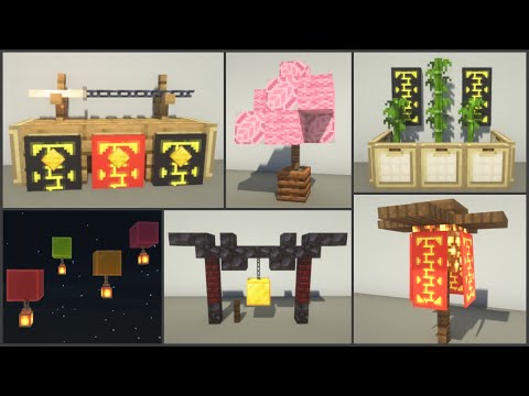 BBlocks - Minecraft: 30+ Japanese Decoration Ideas