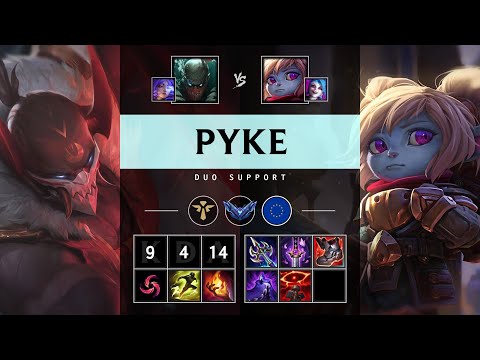 Pyke Support vs Poppy - EUW Diamond Patch 25.17