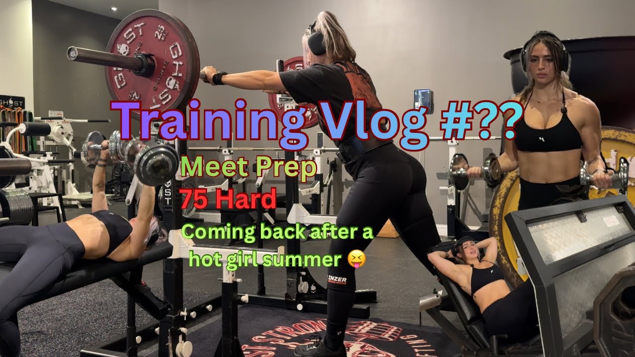 Training Vlog #??? IM BACKKK full powerlifting workout, scary squats, some gym motivation