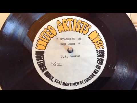 Johnnie Taylor "Standing In For Jody" 1969 UK Unreleased Demo Acetate, soul, Funk !!!
