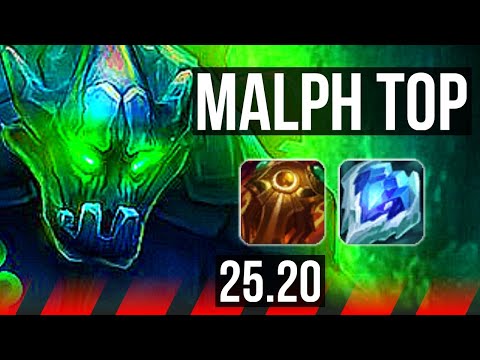 MALPHITE vs TRYNDAMERE (TOP) | 5/0/3 | KR Master | 25.20