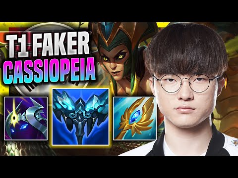 FAKER IS A MONSTER WITH CASSIOPEIA! - T1 Faker Plays Cassiopeia ADC vs Kai'sa! | Season 11