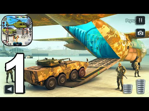 Real Army Vehicle Transport 3D - Gameplay Walkthrough Part 1 Army Parking Truck Simulator (Android)