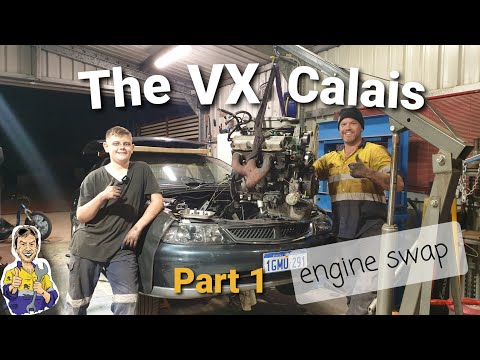 The Holden VX Calais father and son project engine out part 1