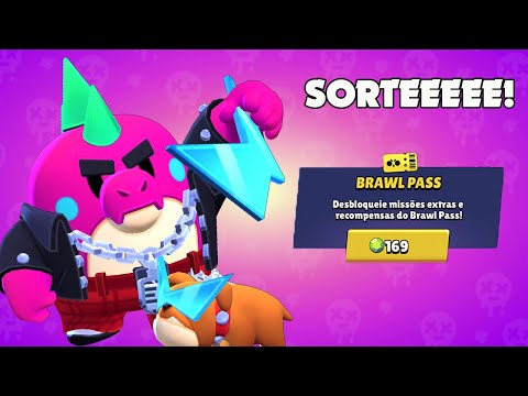 Super abertura de caixas Brawl Stars - Abrindo Brawl pass inteirinho.