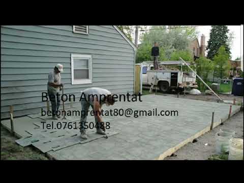 Beton Amprentat Cilieni - Olt Tel.0761350488