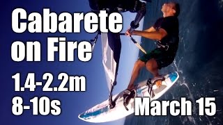 preview picture of video 'Cabarete on Fire! Windsurfing the Dominican Republic March 2015'