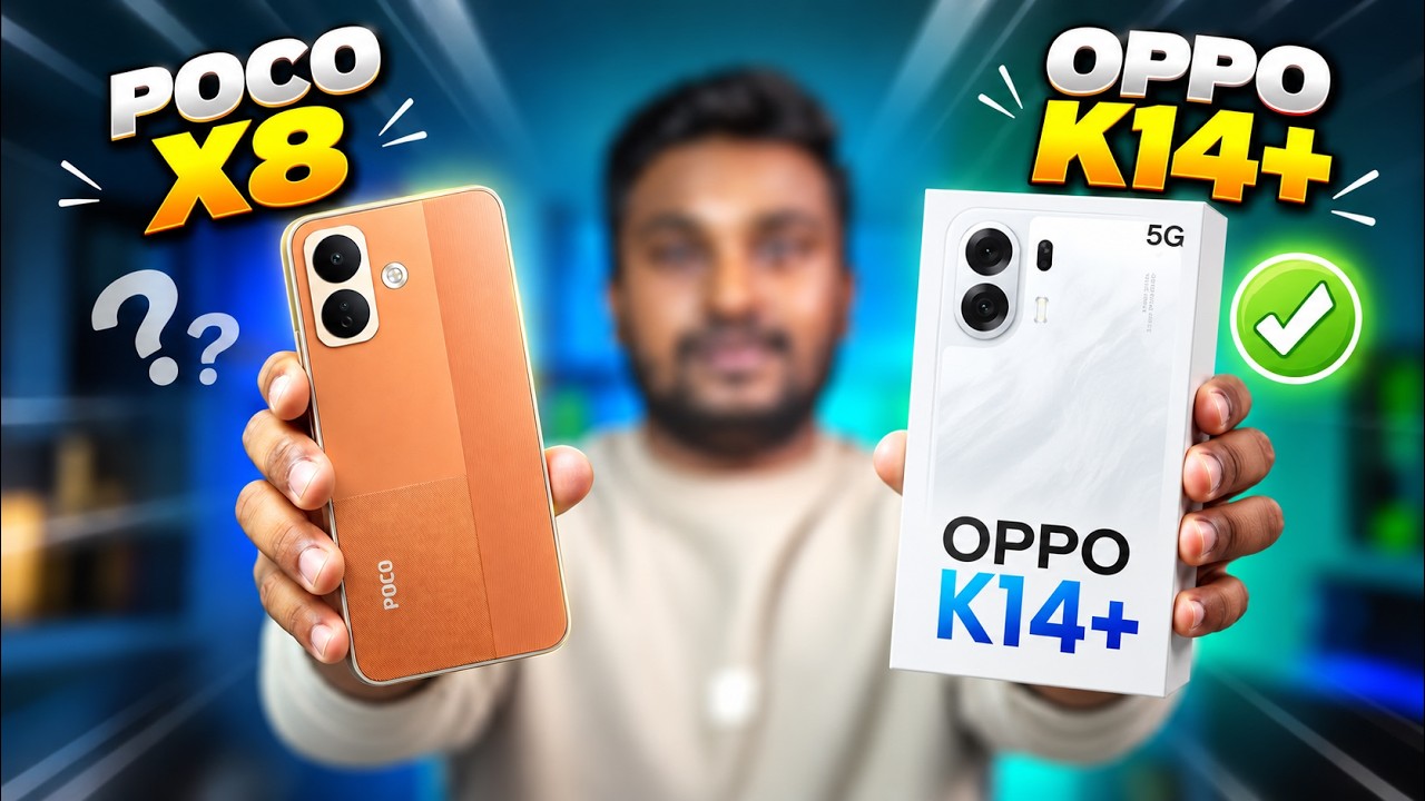 POCO X8 or OPPO K14 Plus🔥Best Choice Under ₹30K Budget!
