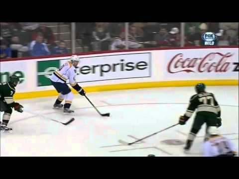 Niklas Backstrom OT glove save | 02.09.2013