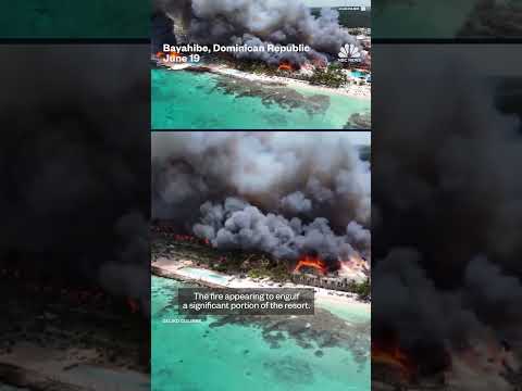 Fatal fire breaks out at Caribbean beach resort