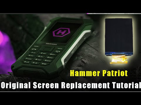 myPhone Hammer Patriot Original Screen Replacement Tutorial / Wymiana wyświetlacza