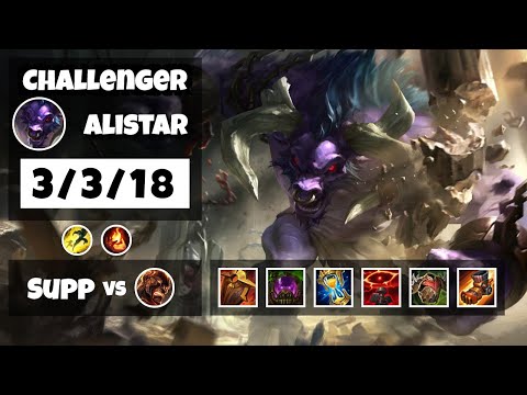 Alistar vs Brand TURKISH Challenger SUPPORT (3/3/18) - v11.6