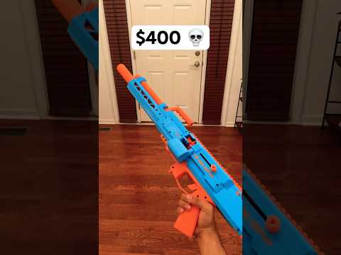 $40 vs $400 Nerf LMG 💀 #shorts