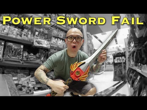 Legacy Power Sword FAIL! [UNBOXING] Power Rangers