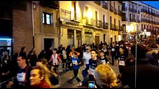 Carrera Fin de Año Ciudad de Segovia 2022/ Primer paso por meta Plaza Mayor