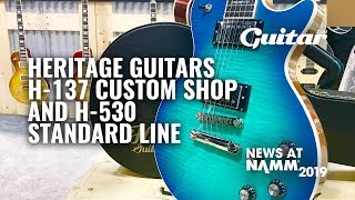 Video thumbnail for First Look: Hear the Heritage H-137 and H-530 in action by Guitar