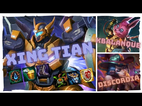 Ranked Joust Xing Tian Support Gameplay | Sovereignty makes his health regen insane!