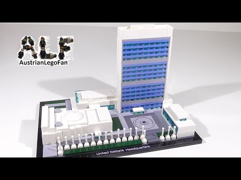 Vidéo LEGO Architecture 21018 : Le Siège des Nations Unies (New York, Etats-Unis)