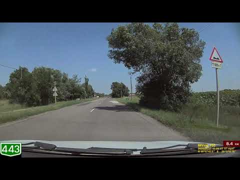 Driving in Hungary: Szarvas - Gyomaendrőd - Mezőberény (Roads 44, 443 & 46) - June 27, 2020